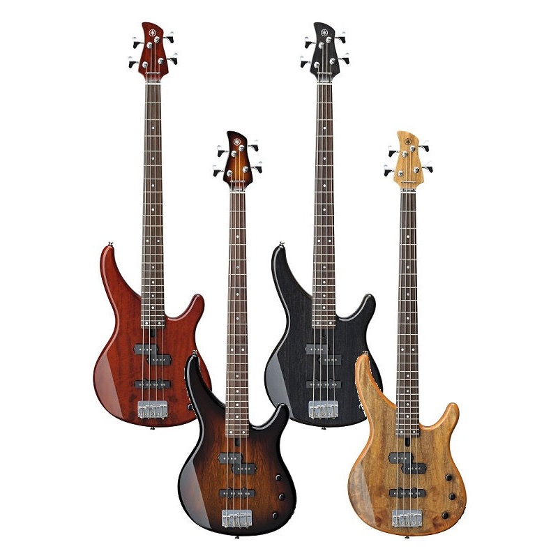 Yamaha TRBX174EW Exotic Wood Electric Bass Guitar Root Beer