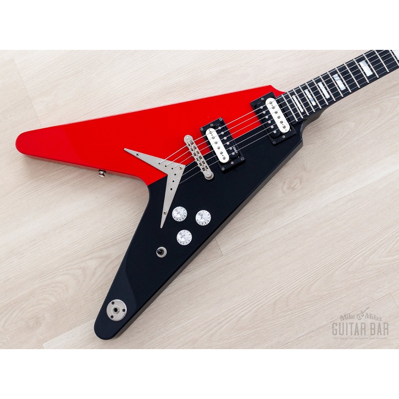 2015 Dean Custom Shop USA Michael Schenker Red Black Flying V, Signed 1 of 50 w/ Case, CoA, Tags