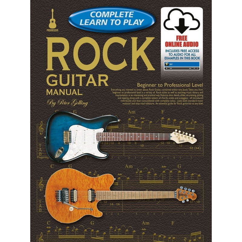 Progressive Complete Learn To Play Rock Guitar Book/Online Audio