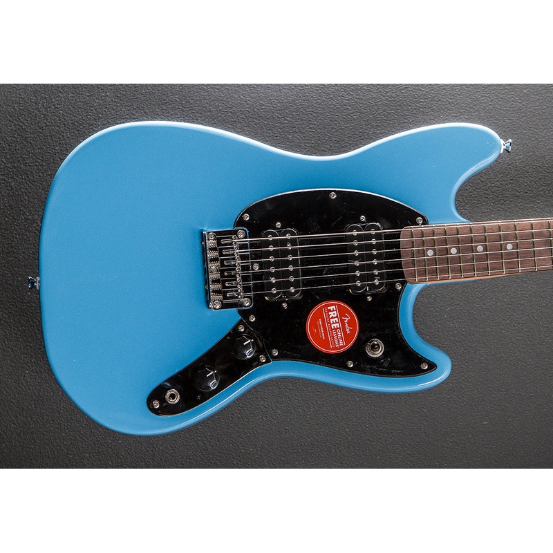 Sonic Mustang HH - California Blue w/Indian Laurel