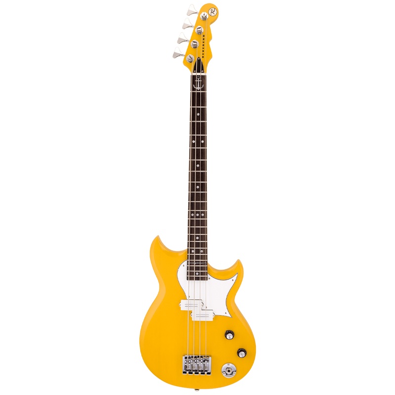 Reverend Mike Watt Signature Wattplower Bass Guitar - Satin Watt Yellow