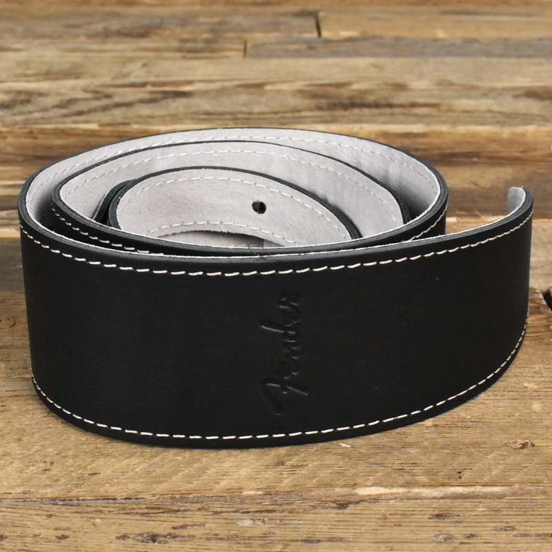 Fender Ball Glove Leather Strap Black
