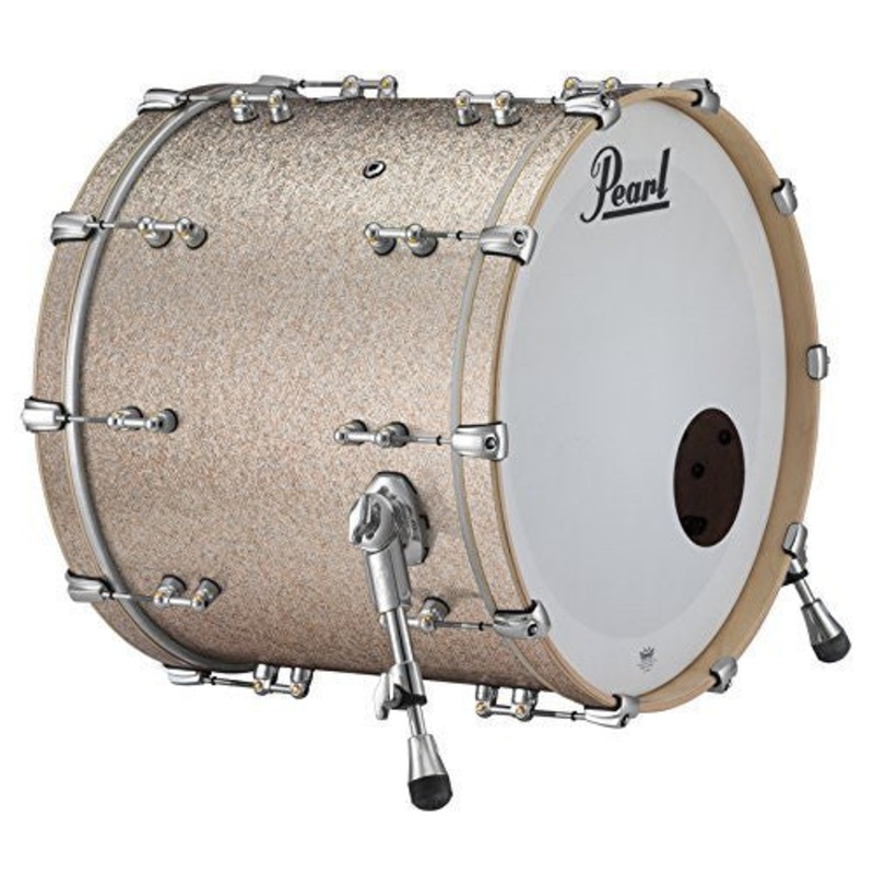 Pearl Music City Custom Pure 22"x14" Bass Drum, Bright Champagne Sparkle (RFP2214BX/C427)