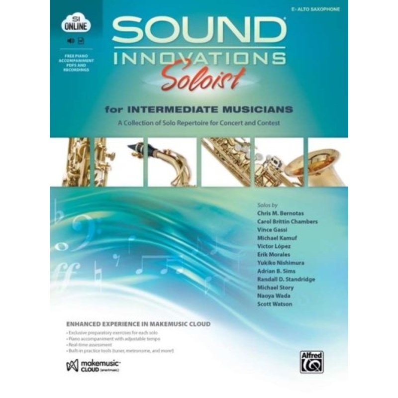 Sound Innovations Soloist Intermediate for Alto Sax - Book/OLM