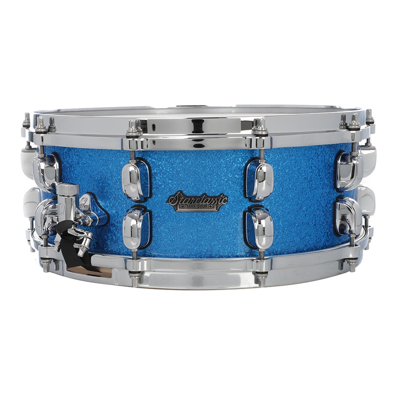 Tama 14" x 5.5" Starclassic Maple Snare Drum - Vintage Blue Sparkle