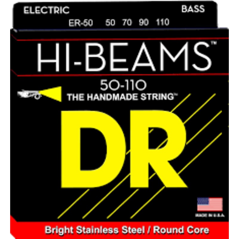 DR Hi-Beam (50-110) Stainless Steel Bass Strings