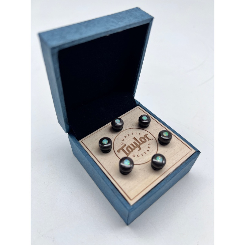 Taylor Bone Brown w/White Opal Bridge Pin Set 7260-6