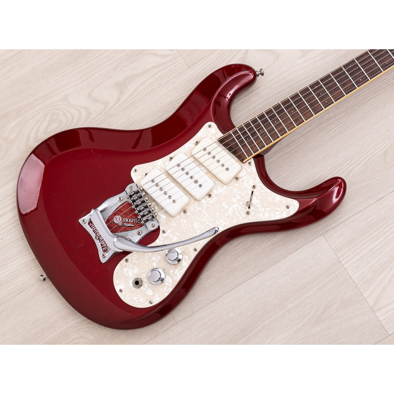 2004 Mosrite Eurorite 3 Pickup Non-Production Ventures-Style Guitar, Candy Apple Red w/ Case, Fillmore