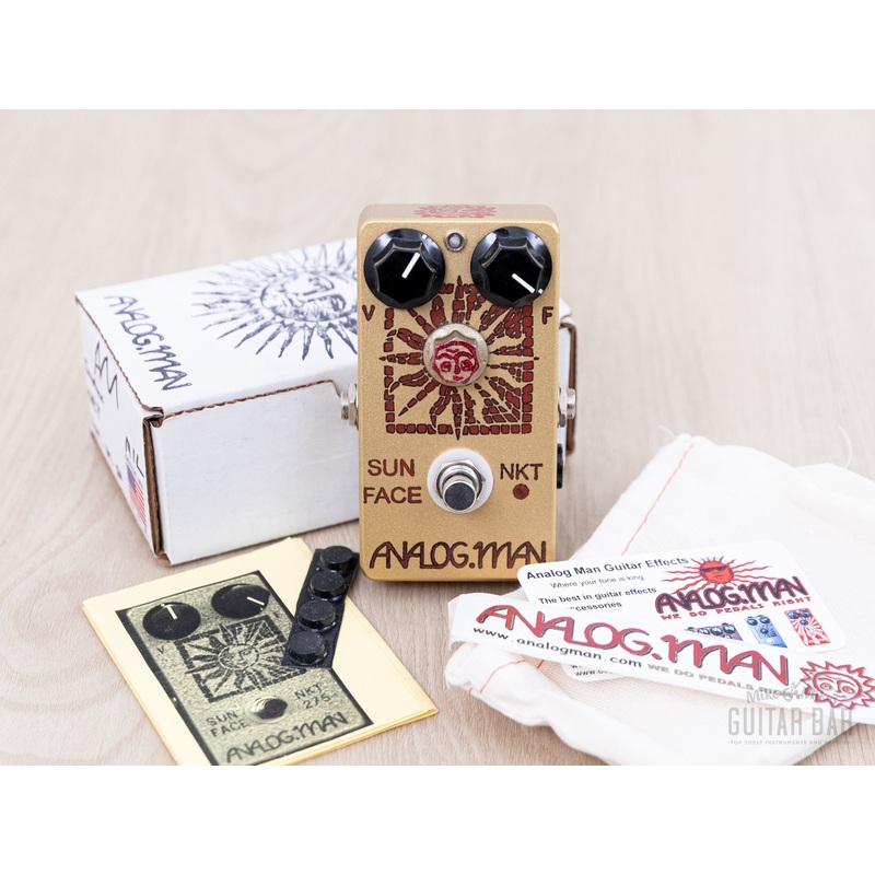 2019 AnalogMan Sun Face Red Dot NKT Germanium Fuzz w/ Box & Paperwork