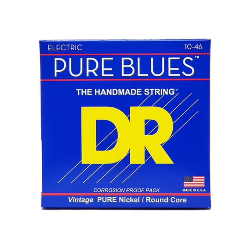 PURE BLUES - Pure Nickel Electric Guitar Strings: Medium 10-46