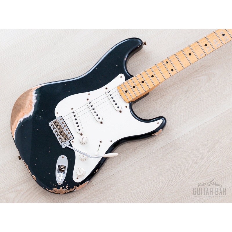 2022 Fender Custom Shop Wildwood 10 Limited Edition 1957 Stratocaster Heavy Relic Dark British Racing Green, Featherweight