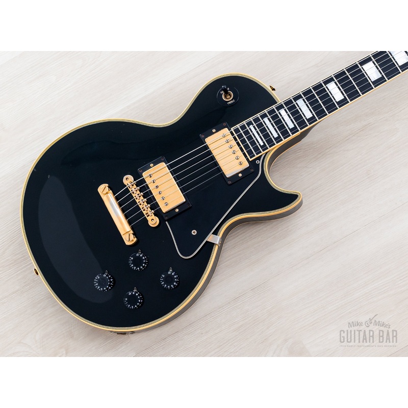 1993 Gibson Historic 57 Les Paul Custom Black Beauty LPB7 w/ '57 Classic PAFs & Case