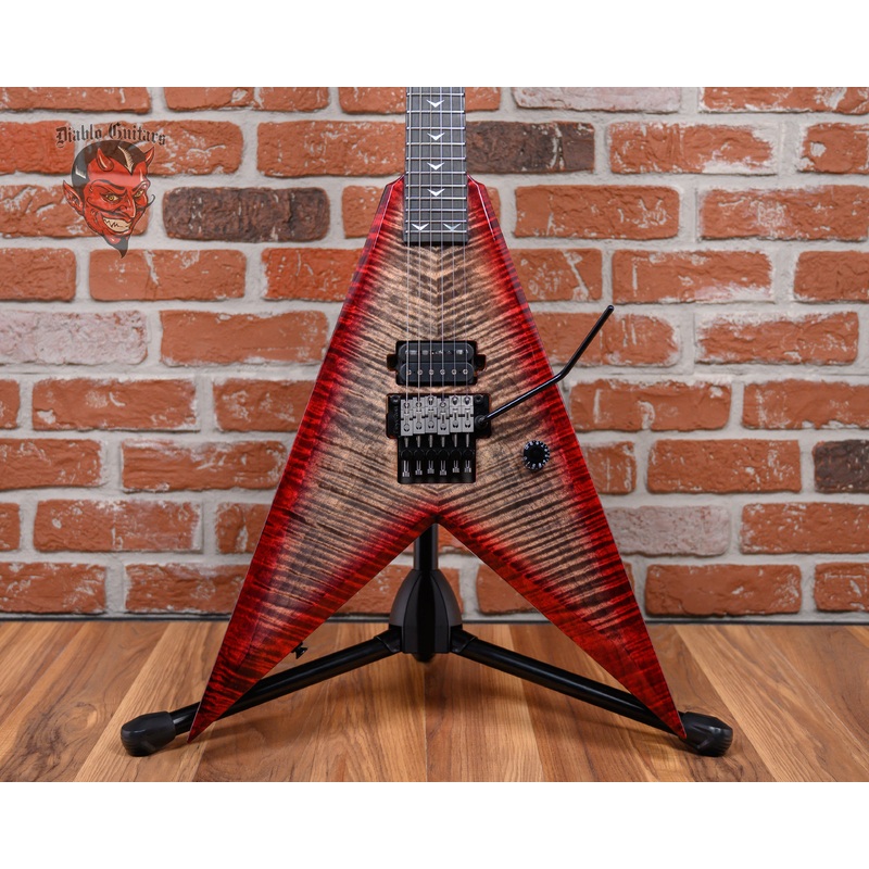 Dean USA Custom Vengeance Flame Maple Top Transparent Red Burst 2021 w/OHSC