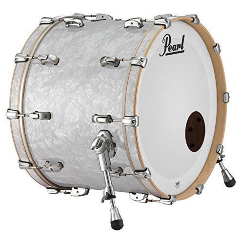 Pearl Music City 24"x16" Bass Drum w/o Mount RF2416BX/C448 WHITE MARINE PEARL