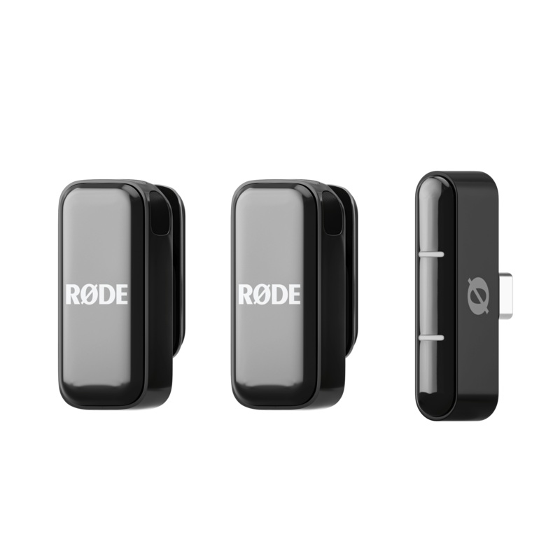RDE Wireless Micro Compact Wireless Microphone - Black