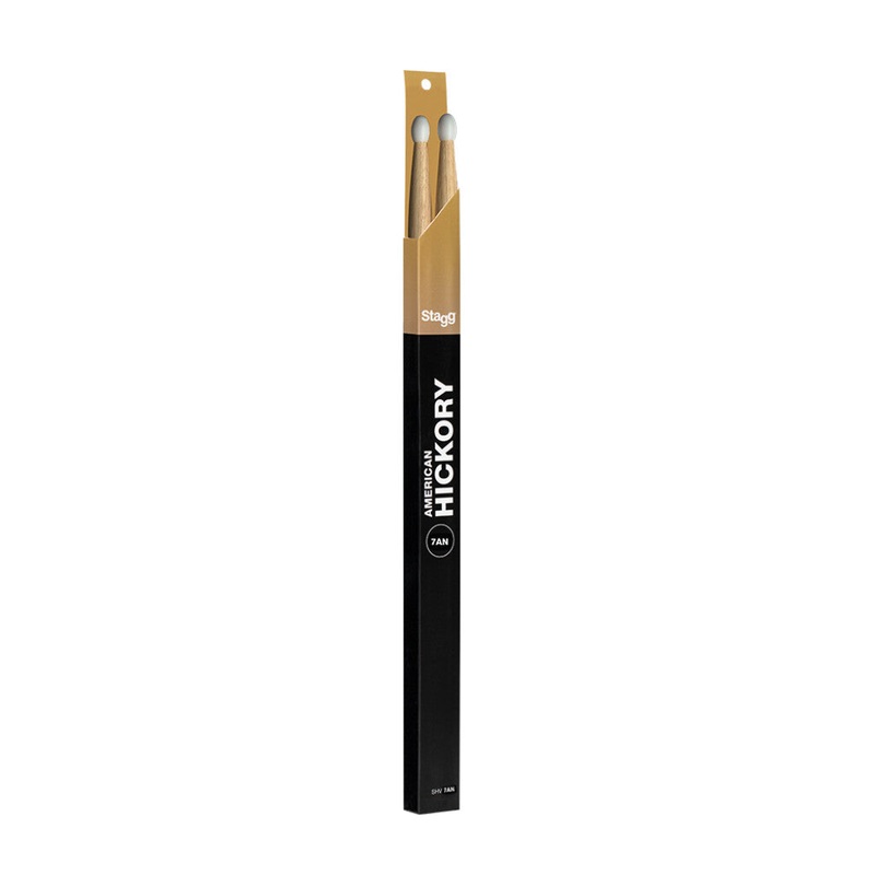 Stagg 7AN Hickory Drum Sticks - Nylon Tip
