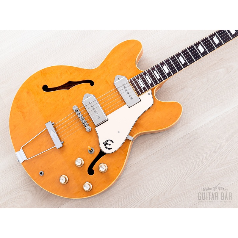 1990 Epiphone Casino Natural Near-Mint, Pre-Elitist Revolution, Japan Terada