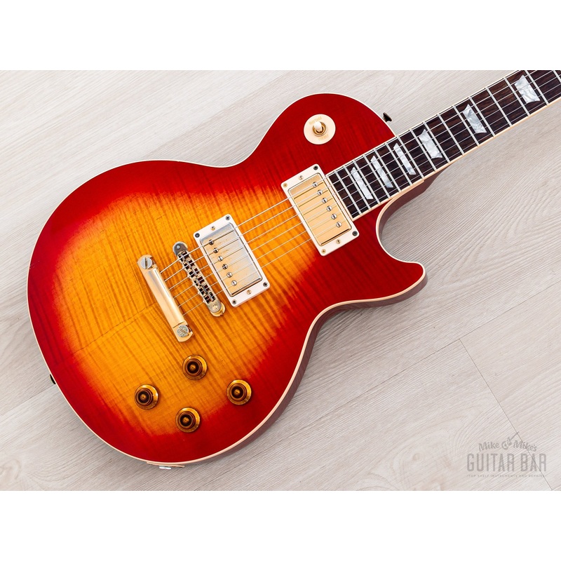 1998 Gibson Les Paul Standard Plus Limited Edition Flame Top Cherry Sunburst w/ 57 Classic PAFs & Case, Yamano