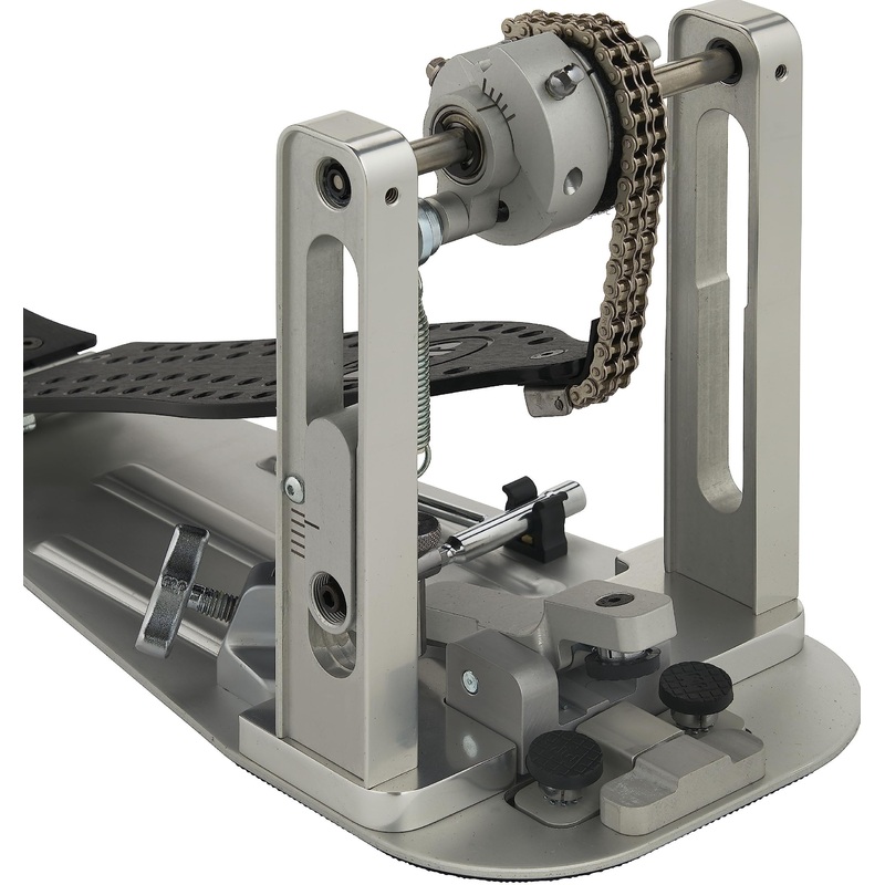 DW Series Colorboard Machined Chain Drive w/Bag, Graphite Edition Double Bass Drum Pedal (DWCPMCD2BK)