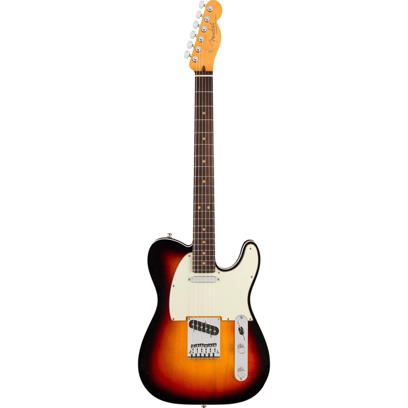 Fender American Ultra Luxe Vintage '60s Custom Telecaster Electric Guitar - 3-Color Sunburst