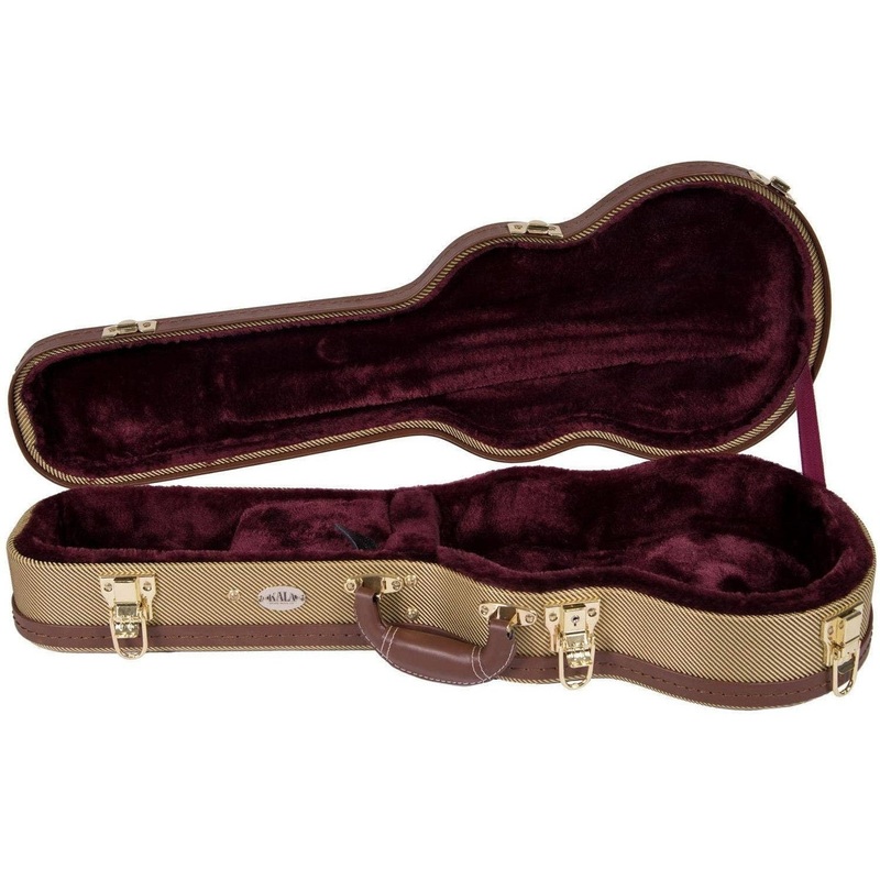 Kala Archtop Tweed Concert Ukulele Hard Case (Tcc-At)