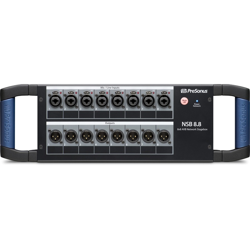 PreSonus NSB 8.8 8x8 AVB-Networked Stage Box - Mint, Open Box