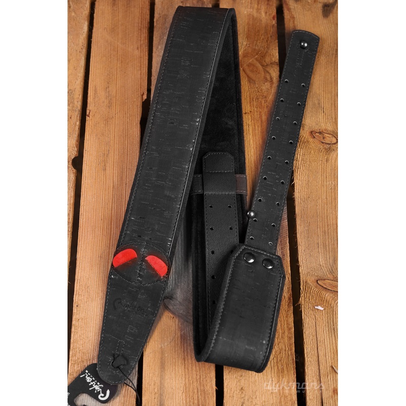 RightOn Guitar Strap Cork Black Mojo