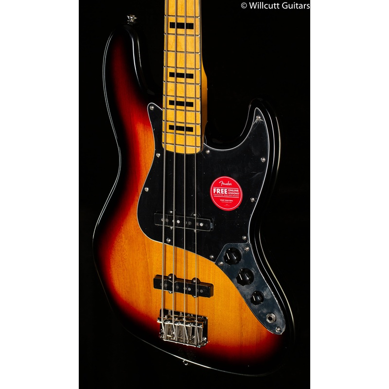 Squier Classic Vibe '70s Jazz Bass 3-Tone Sunburst Bass Guitar (545)
