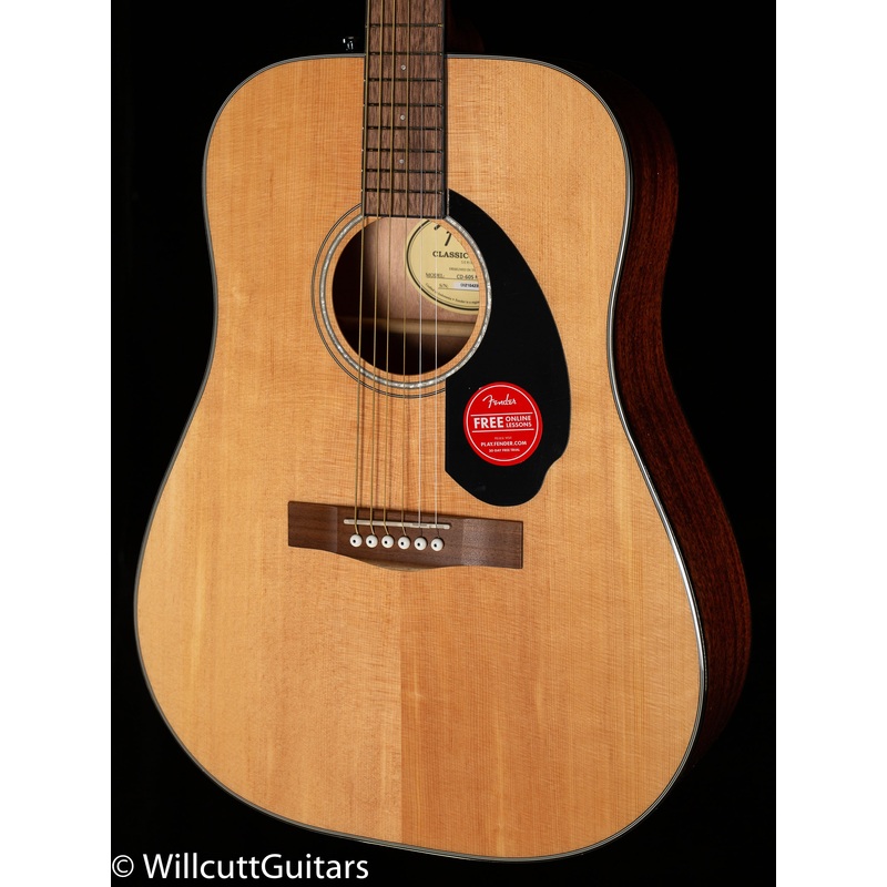 Fender CD-60S Dreadnought Natural Walnut Fingerboard