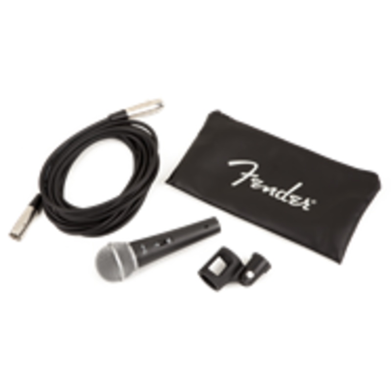 Fender P-52S Dynamic Microphone Kit, Black