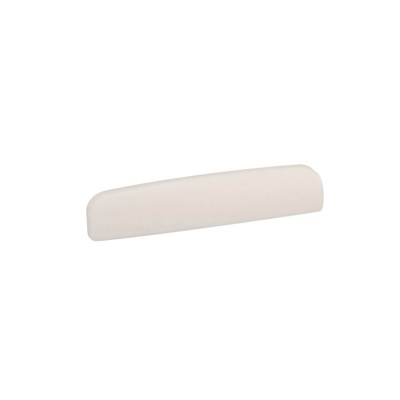 Bone 43mm Electric Guitar Top Nut - Shaped, No String Slots
