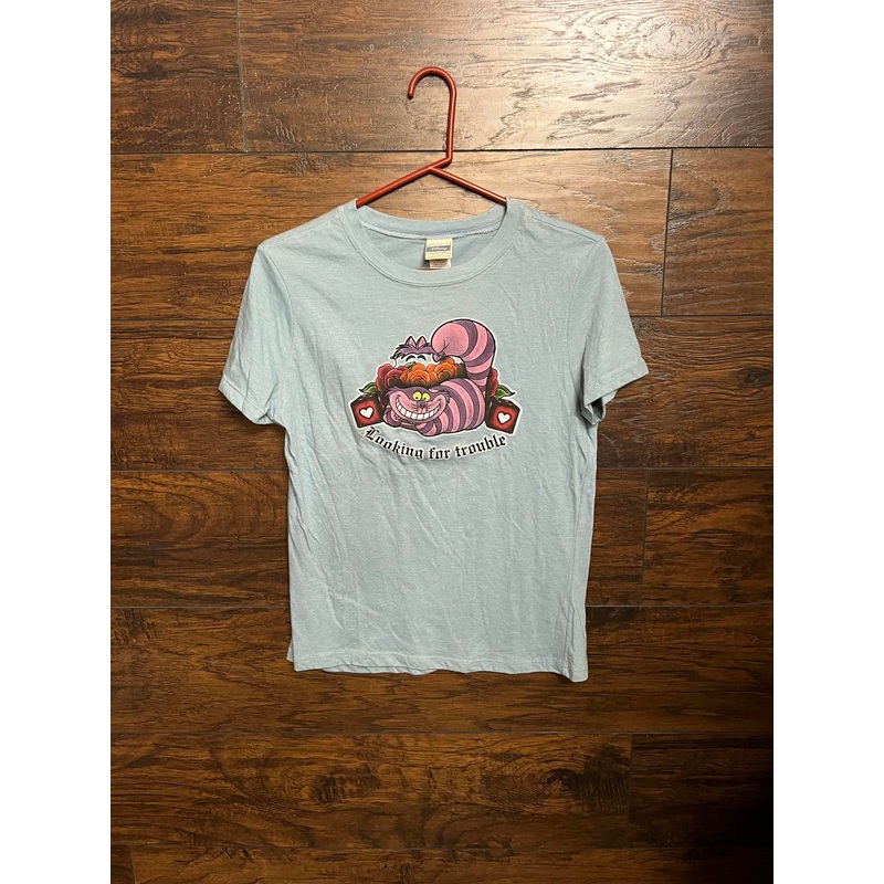 Cheshire Cat - Women's Disney Tag - Juniors XL Black