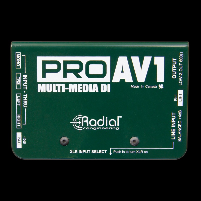Radial Engineering ProAV1 Multimedia Direct Box