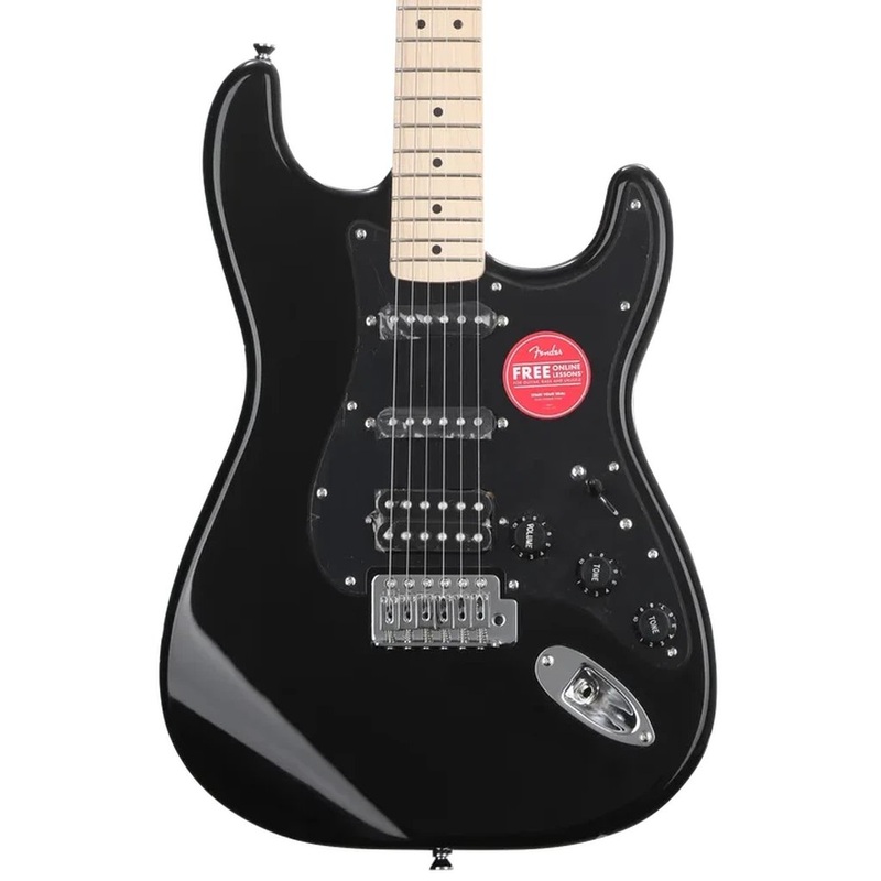 Squier Sonic Stratocaster HSS Electric Guitar - Black