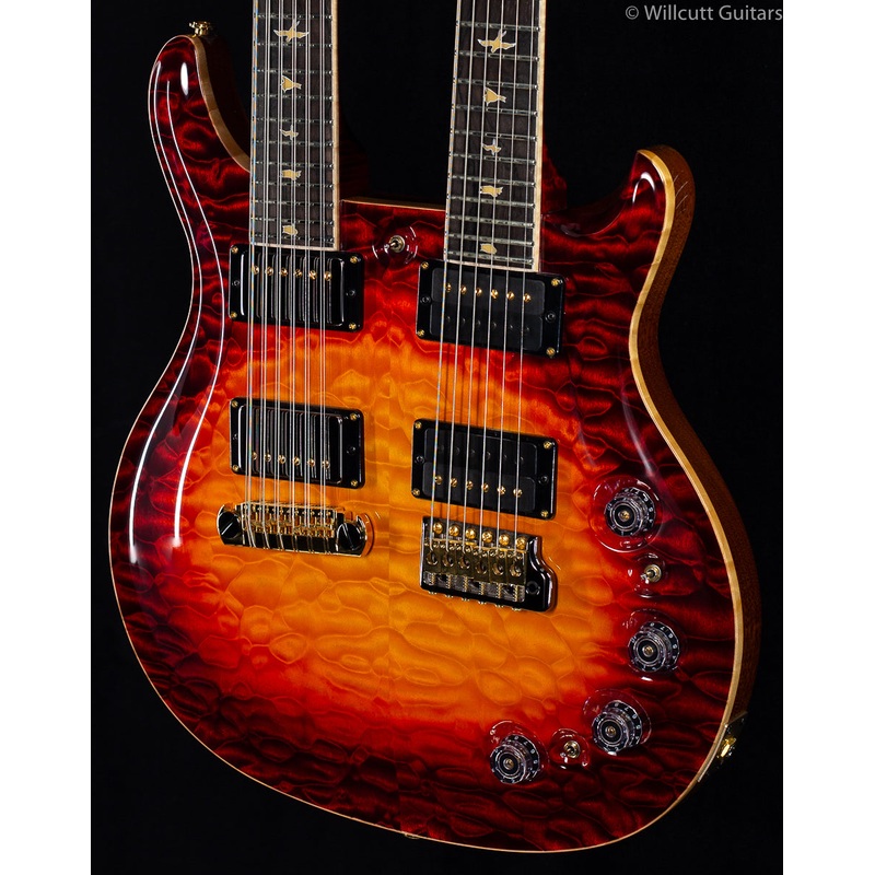 PRS Private Stock 8139 Custom 24 Double Neck Dragon's Breathe Glow