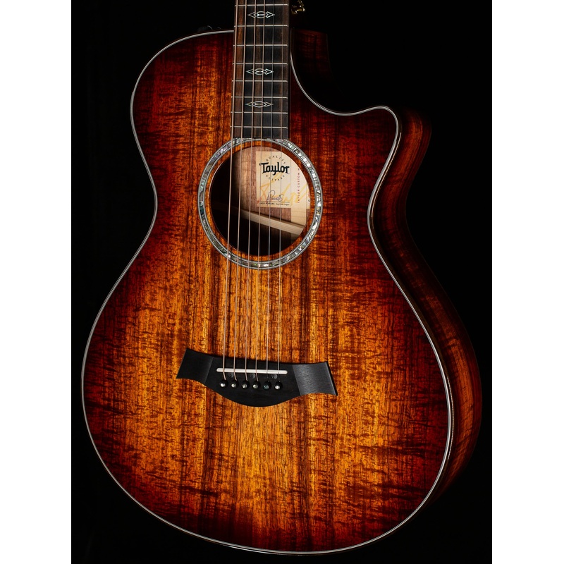 Taylor Custom TF Koa/Koa Celtic Inlays (002)