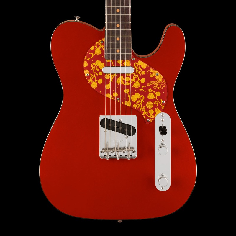 Used Fender Limited Edition Artist Series Raphael Saadiq Telecaster Dark Metallic Red - Demo