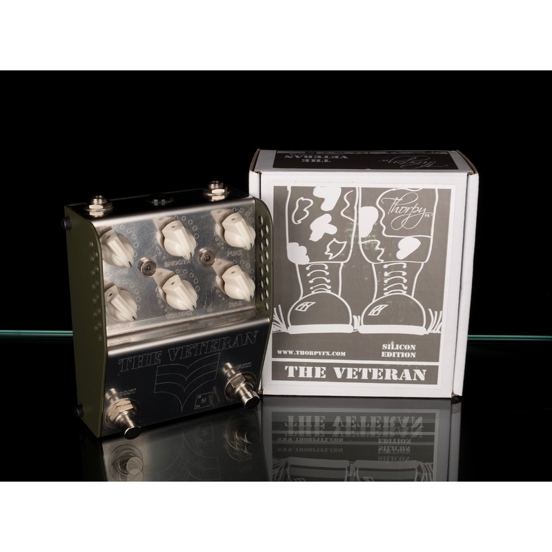 Used Thorpy FX The Veteran (Si) V2 Dual Fuzz Boost Guitar Pedal With Box