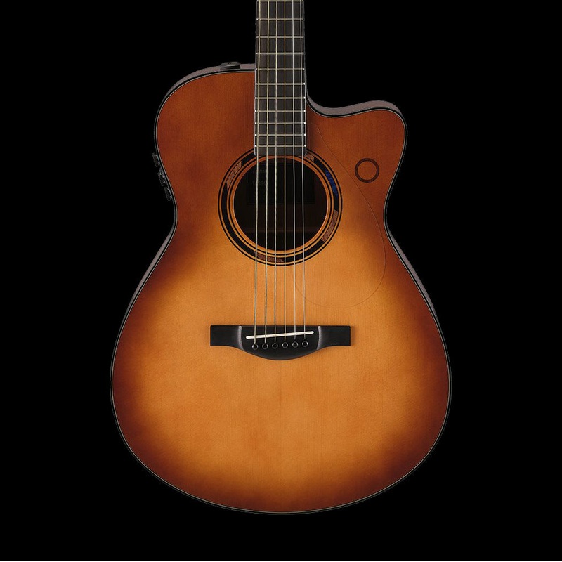 Yamaha TAS3 C TransAcoustic Concert Sand Burst Acoustic Electric Guitar with Case