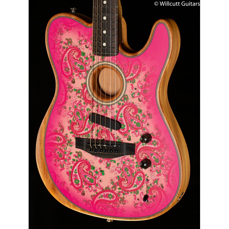 Fender American Acoustasonic Telecaster Pink Paisley (416)