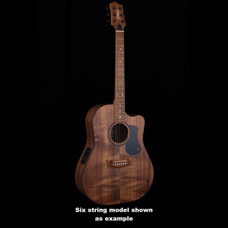 Pratley Classic Series Dreadnought Cutaway Model Solid Blackwood Top, Solid Blackwood B/S - 12 String
