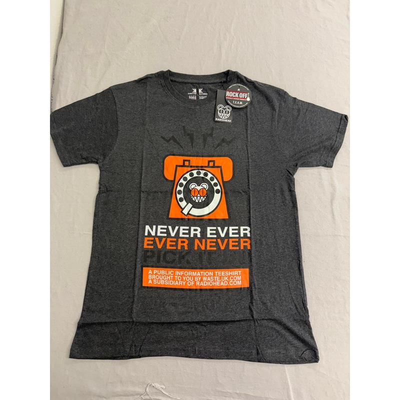 Radiohead Never Ever Phone T-shirt - Waste Clothing