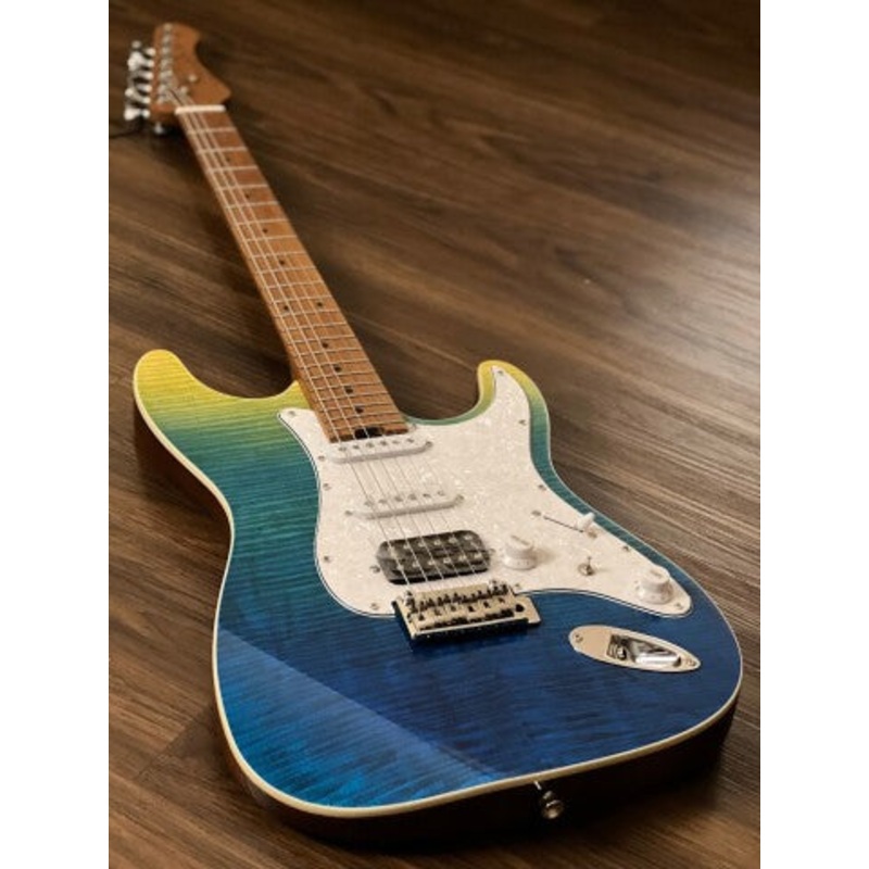 SQOE SEIB900 HSS Roasted Maple Series in Beach Fade Surf