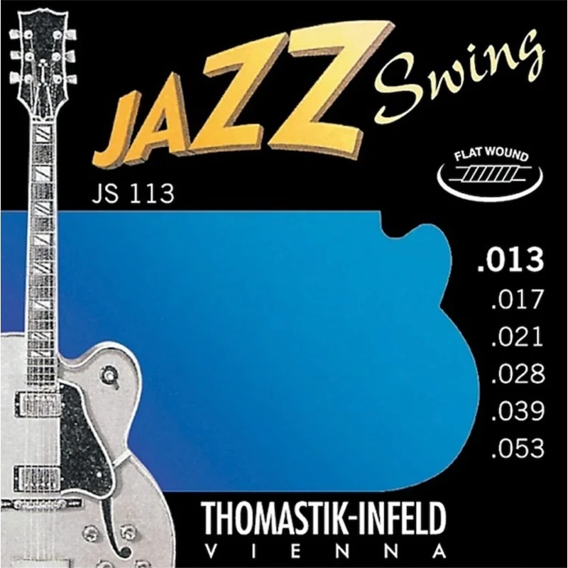 Thomastik-Infeld JS113 Jazz Swing Electric Guitar Flatwound Strings .013 -.053