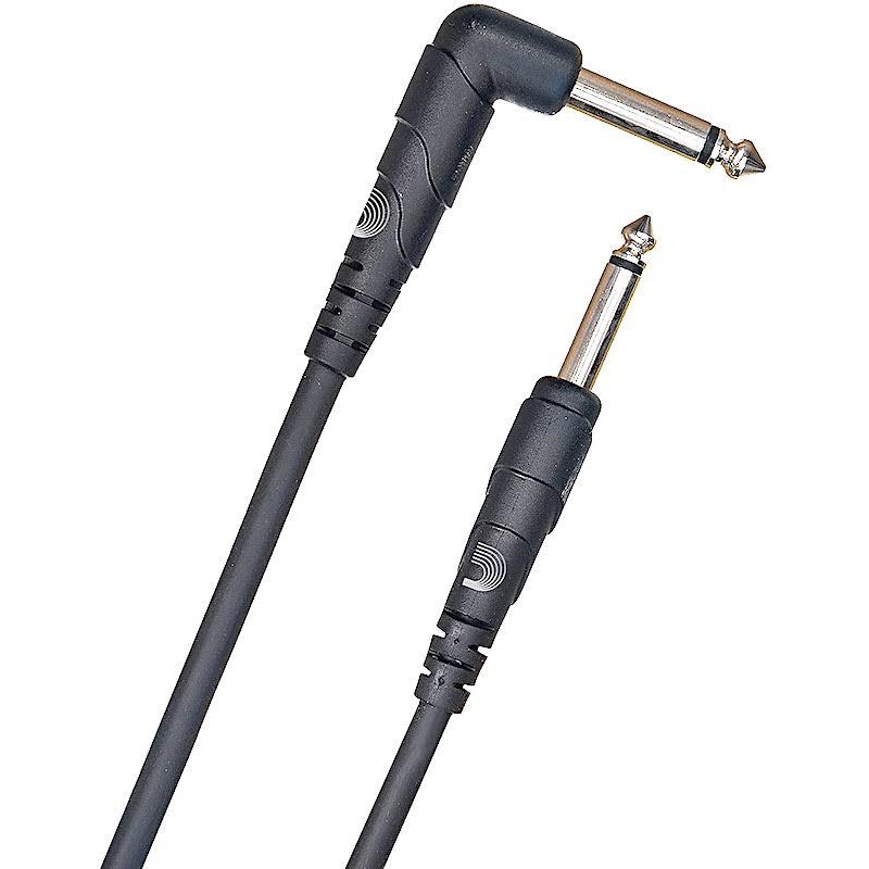 D'Addario PW-CGTRA-10 Classic Series 10-Foot Instrument Cable with Right Angle