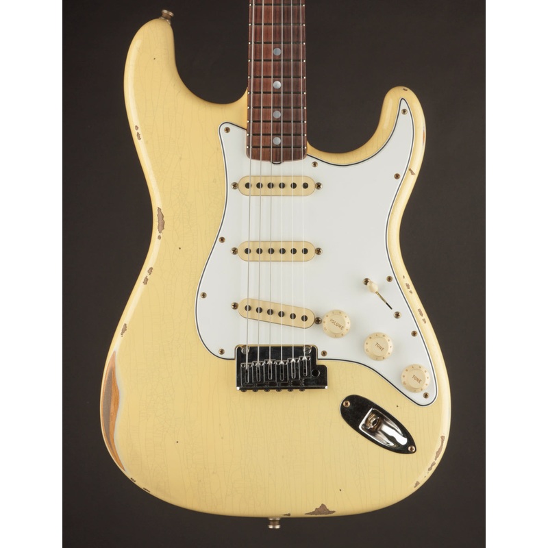 Fender Custom Shop Strat Pro NAMM 2025 Aged Vintage White/Relic