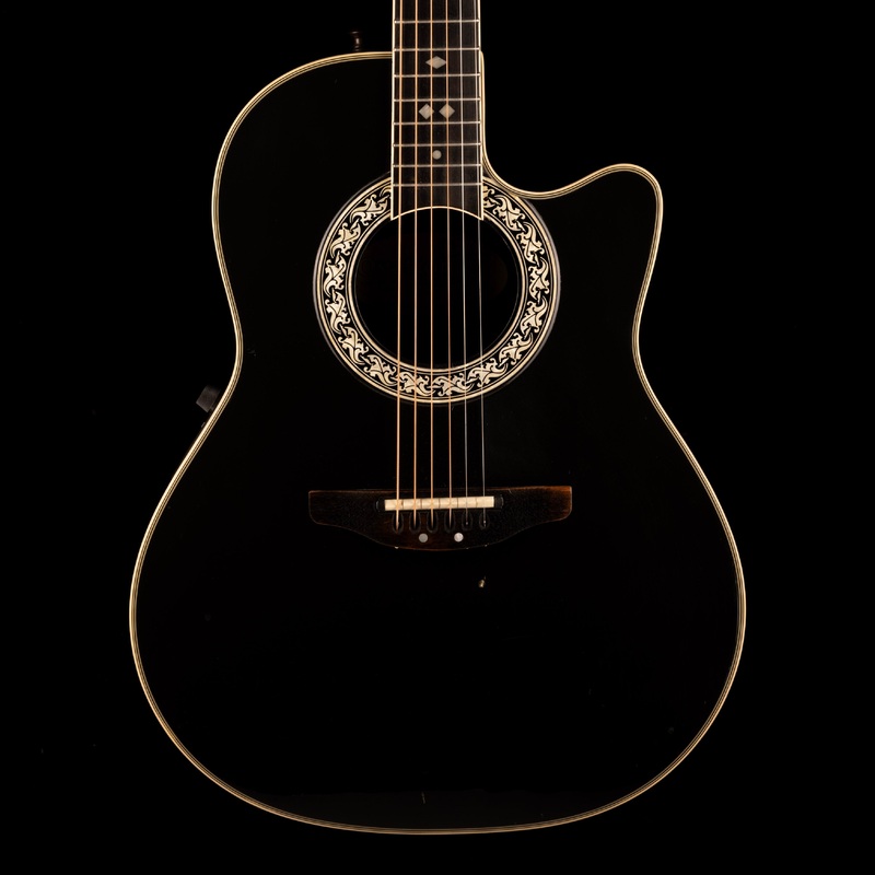 Pre Owned Ovation Legend Model 1767 Black With Gig Bag