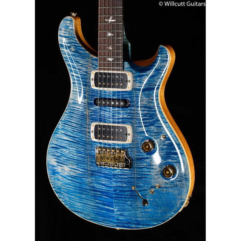 PRS Wood Library Modern Eagle V Faded Blue Jean Stained Neck