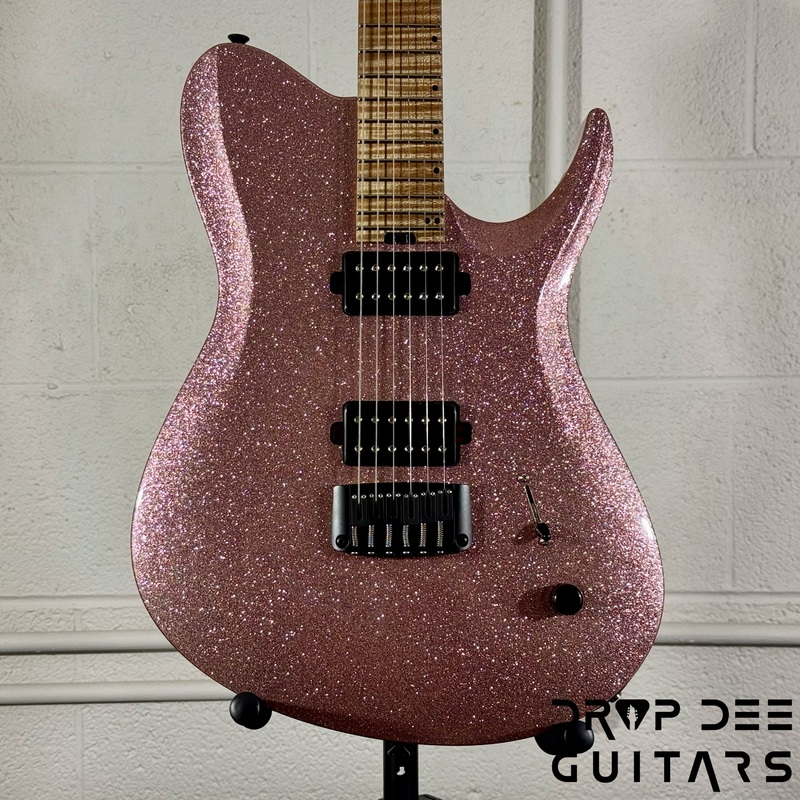 Balaguer USA Series Seraph Modern Electric Guitar w/ Case (124) - Gloss Metallic Rose Gold