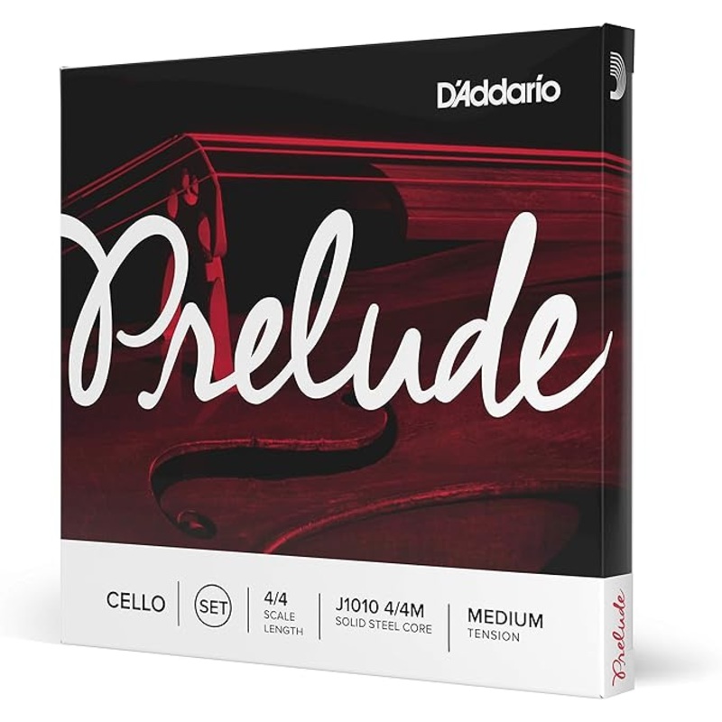 D'Addario Prelude Cello String Set, 1/8 Scale, Medium Tension